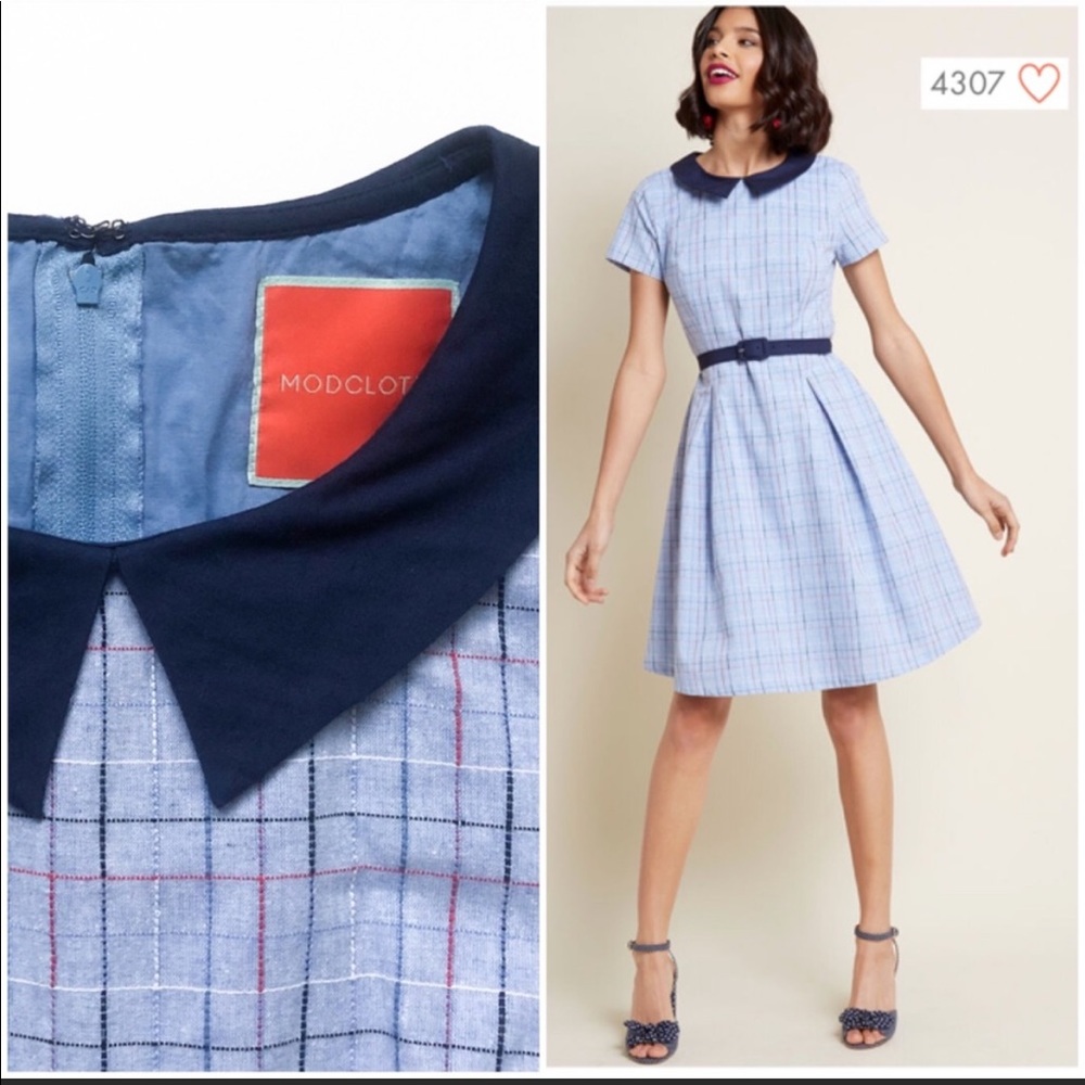 ModCloth Classic Panache Fit + Flare Dress